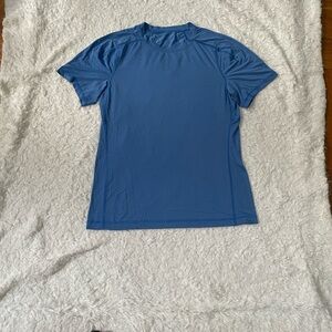 Lululemon Blue Short Sleeve Athletic Shirt for Men